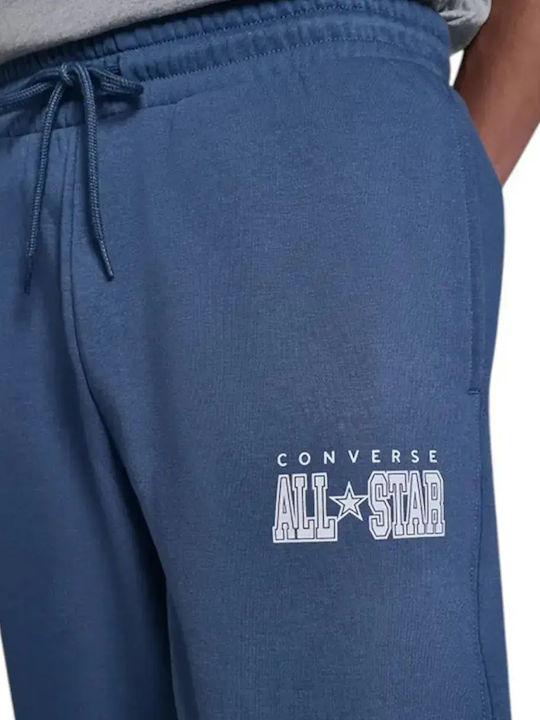 Herren-Sweatpants Mit Elastischem Blau