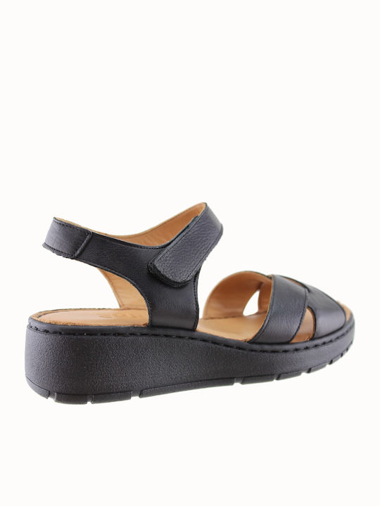 Sommer Damenplattformen Schwarze G-241672