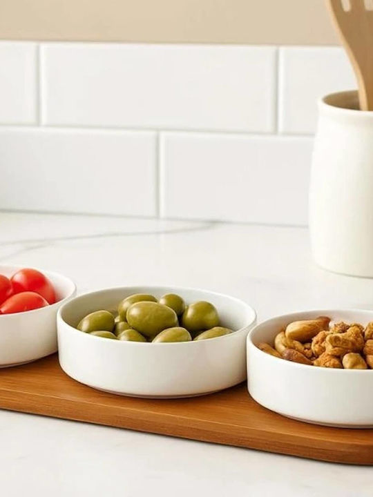 Dessert Tower Stand From White Porcelain 4 Pieces