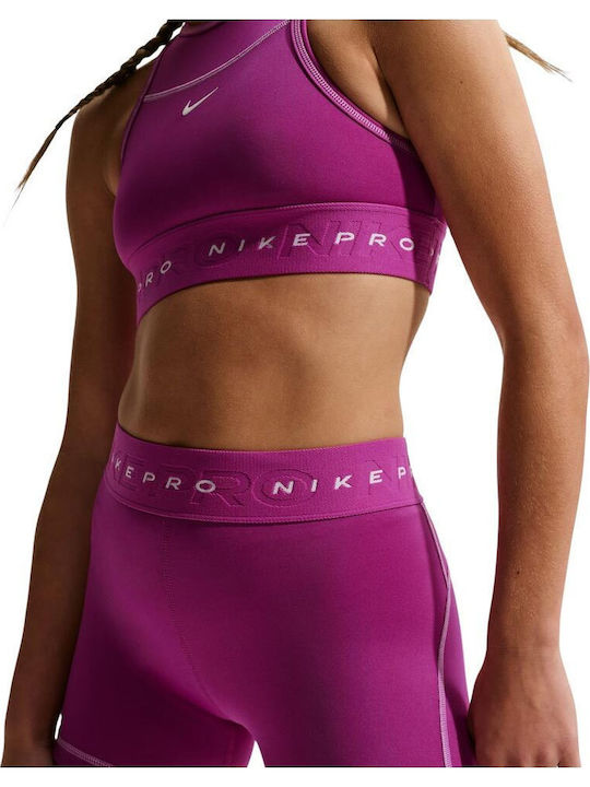 Παιδικό Κολάν Αθλητικό Κοντό Dri-Fit Μωβ Pro