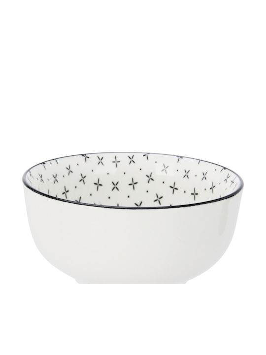 Excellent Houseware Geschirrset aus Porzellan Weiß 16Stück