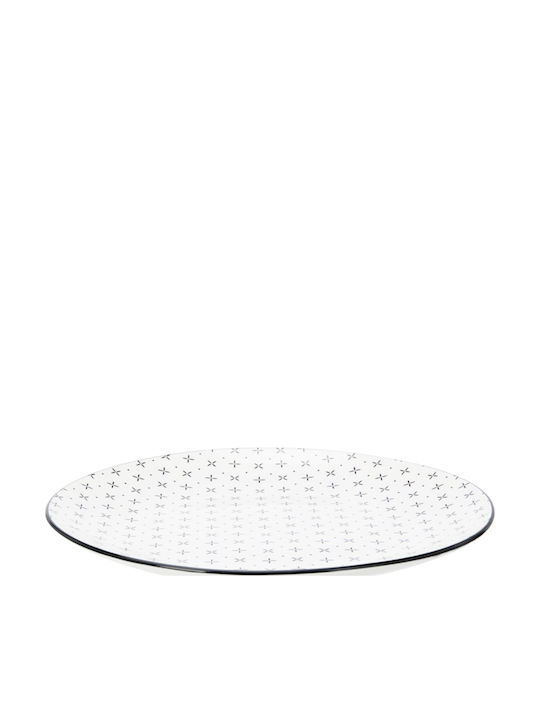 Excellent Houseware Geschirrset aus Porzellan Weiß 16Stück