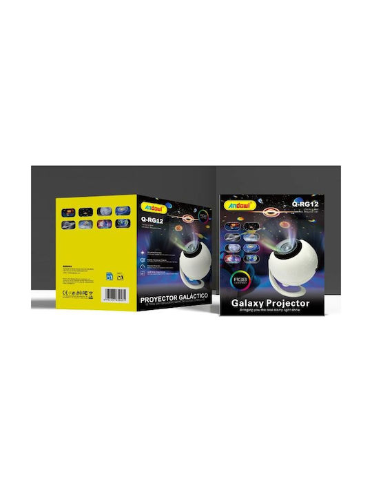 Andowl Projector Διακοσμητικό Φωτιστικό LED RGB