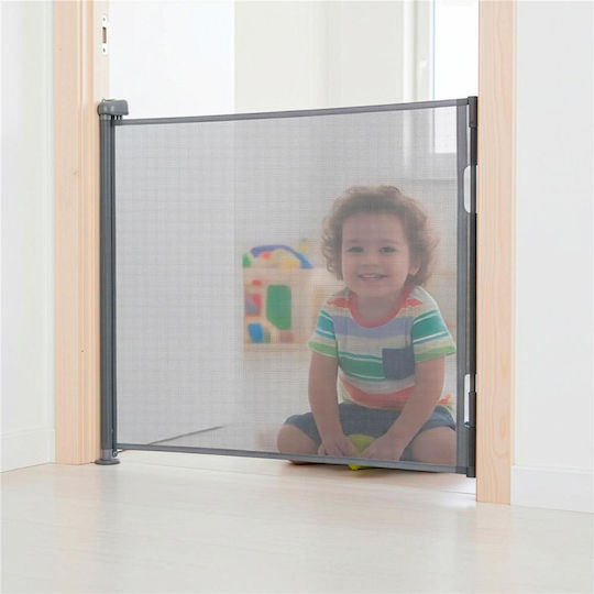 Klappbare Sicherheitstür aus Kunststoff in Grau Farbe 86x9x9cm