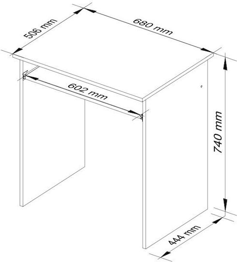 Birou Pentru Copii Alb 68x51x74cm Birou Pentru Copii Alb 68x51x74cm