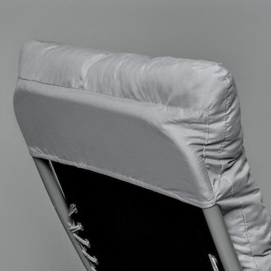 Perna Scaunului De Grădină Cu Spătar Maro 53x170cm