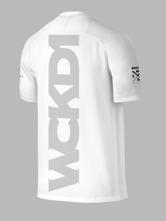 Wicked1 Ανδρική Κοντομάνικη Μπλούζα WK-FTSW-WH Λευκή