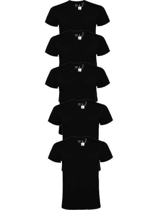 Jokers Set 5 Maiouri Bărbătești 6 Slipi Bărbătești Dsp-19 Bumbac Negru