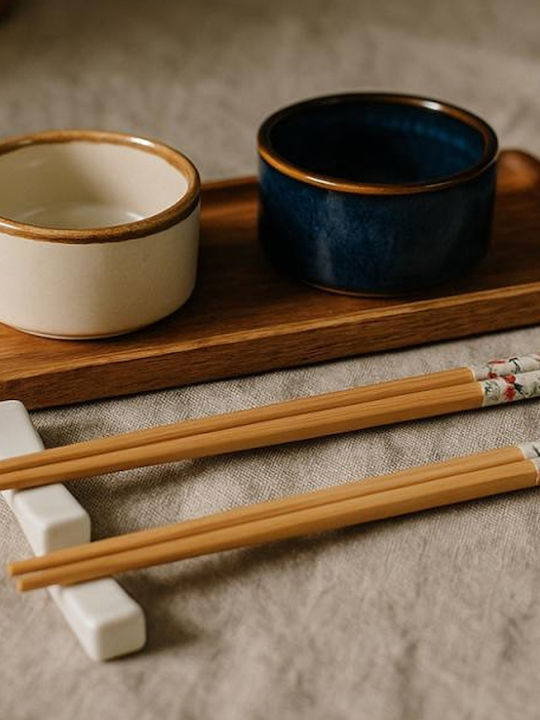 Excellent Houseware Serving Platter for Sushi Wooden 9 Pieces