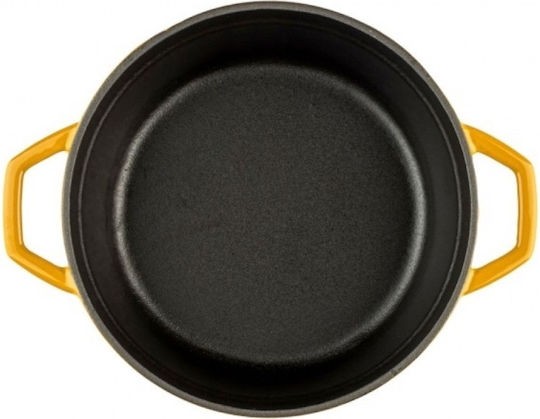 Hosse Βαθιά Κατσαρόλα από Μαντέμι 2.61lt / 20cm Κίτρινη