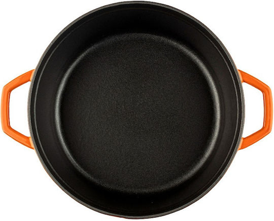 Hosse Βαθιά Κατσαρόλα από Μαντέμι 4.4lt / 24cm Πορτοκαλί