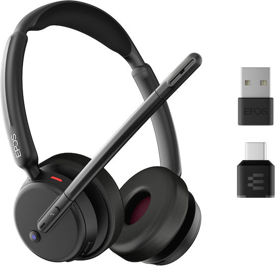 Epos Impact 500 MS UC Kabellose Auf dem Ohr Multimedia-Kopfhörer mit Mikrofon und Konnektivität Bluetooth / USB-A / USB-C