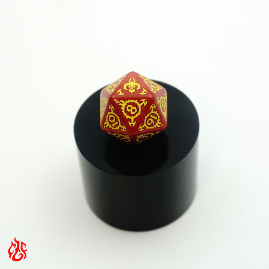Ζαρι Kokkino D20 Rpg Dungeons & Dragons Pathfinder Wargames