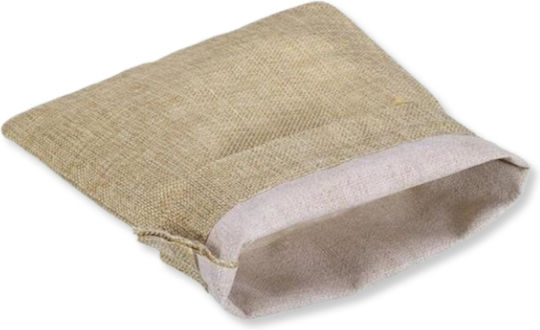 Stoff Beutel als Geschenk Beige 13x18cm. 50Stück