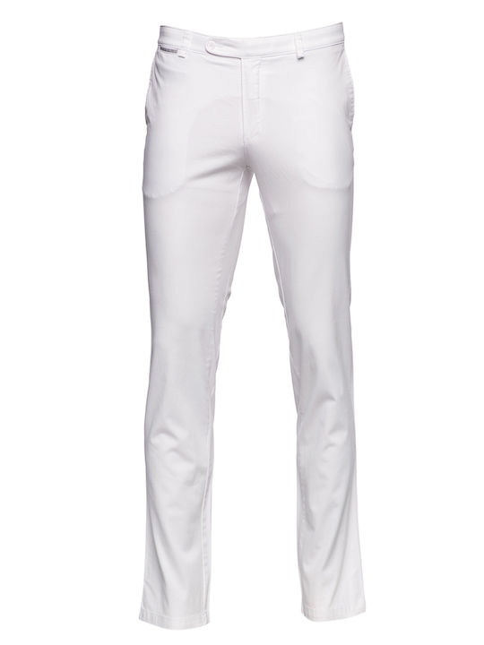 GL2315169-71156 Pantaloni Chino Elastic Alb