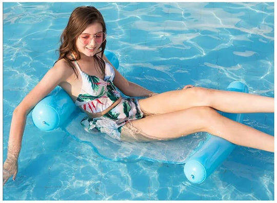 Inflatable Sea Raft Light Blue 77x75cm