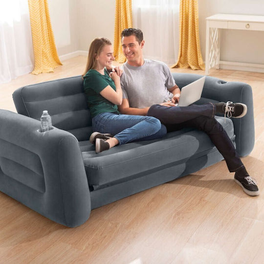 Intex Inflatable Sofa Gray 224x203cm