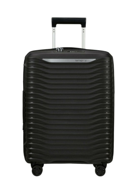 Samsonite Spinner Βαλίτσα Ταξιδίου Καμπίνας Σκληρή Μαύρο με 4 Ρόδες Ύψους 55εκ.