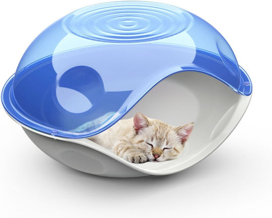 Georplast Nest Katze Blau 57x48x32cm