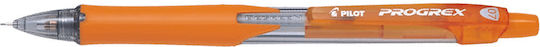 Pilot Progrex Creion mecanic Metalic 0.5mm cu Radiera 1buc Portocaliu