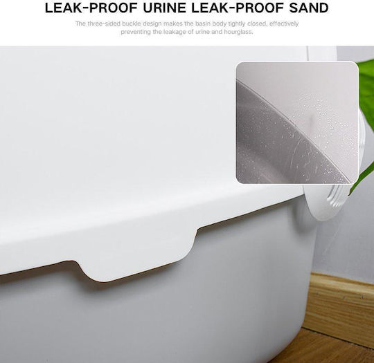 Animal Cat Toilet Closed with Sieve Gray L45 x W40cm