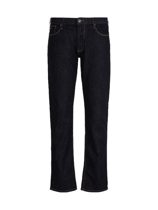 Pantaloni Jeans pentru Bărbați Elastic cu Croială Slim Albastru marin