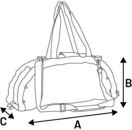 Flamingo Shoulder Bag for Dog and Cat Transport Brown M62xW28xH26cm