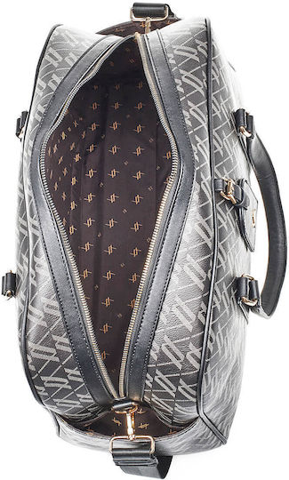 Verde Sak Voyage Black from Artificial Leather L47xW15xH28cm