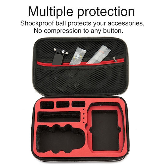 Gray Fabric Carrying Case for DJI Mini 2 SE 21.5x10x29.5cm
