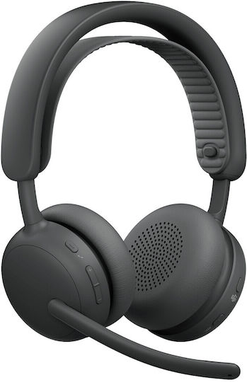 Logitech Zone 2 ES Wireless On Ear Multimedia Headset with Microphone and Bluetooth / USB-C Connectivity in Gray Colour
