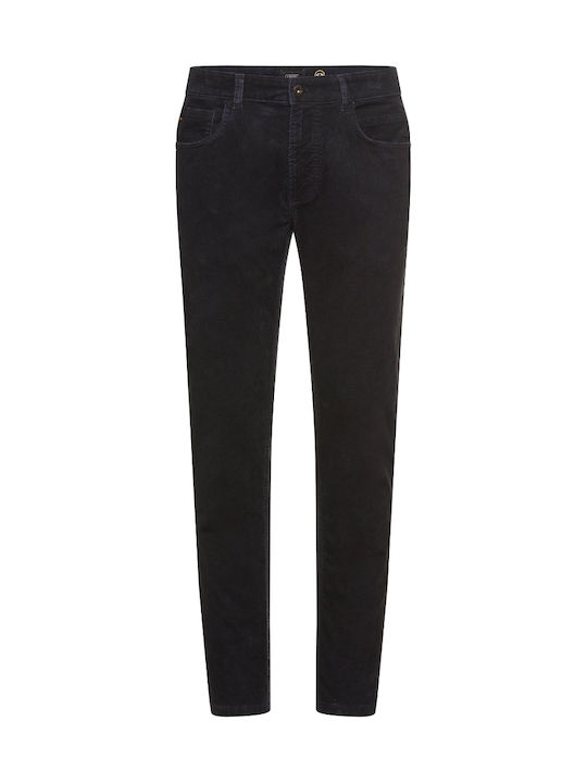 Men's Jeans Pants Elastic with Regular Fit Dark Blue