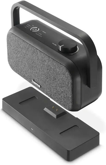 HAMA 221849 Bluetooth Колона 10W с Радио и Живот на Батерията до 18 Часа Черна