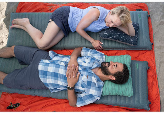 Thermarest NeoAir Topo Luxe Единично Подложка за къмпинг 183x51см С дебелина 10см в Зелен цвят