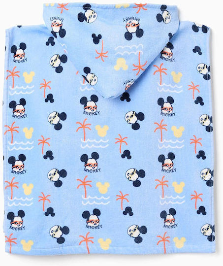 Zippy Poncho de Plajă Mickey Albastru Deschis 6-24 Luni