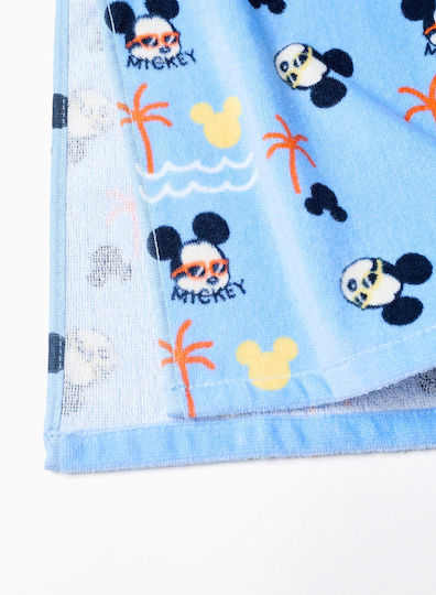 Zippy Poncho de Plajă Mickey Albastru Deschis 6-24 Luni