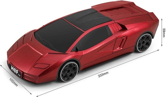 HF-F121 Boxă Bluetooth Roșie