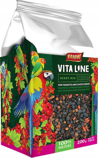 Vitapol Vita Line Berry Mix Храна за птици за Екзотични Птици 200гр ZVP-4213