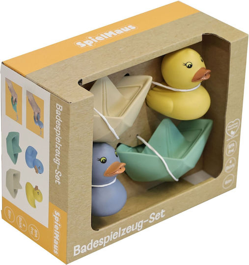 Spielmaus Bath Ducks for 6++ Months 4pcs