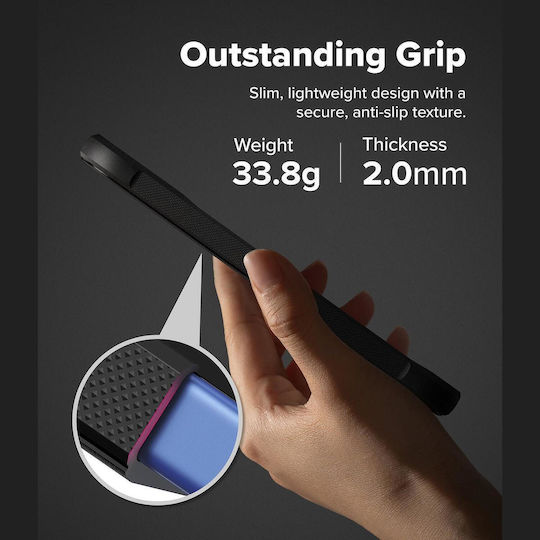 Ringke Back Cover Σιλικόνης Μαύρο (Google Pixel 10a)