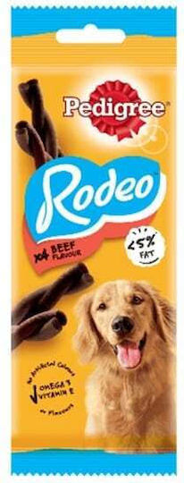 Pedigree Rodeo Dog Stick Treats with Calf 70gr 4pcs