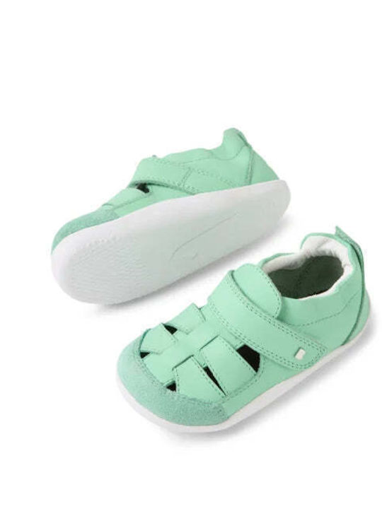 Bobux Baby Soft-Sole Sandals Green
