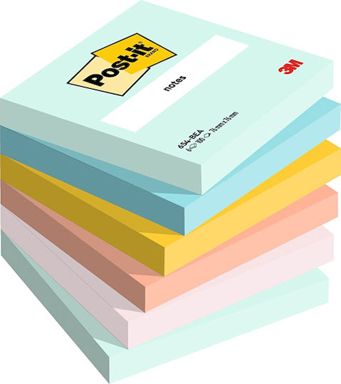 3M Autocolante Hârtii de Notițe în Cub 100 Foi 7.6x7.6buc Post-it
