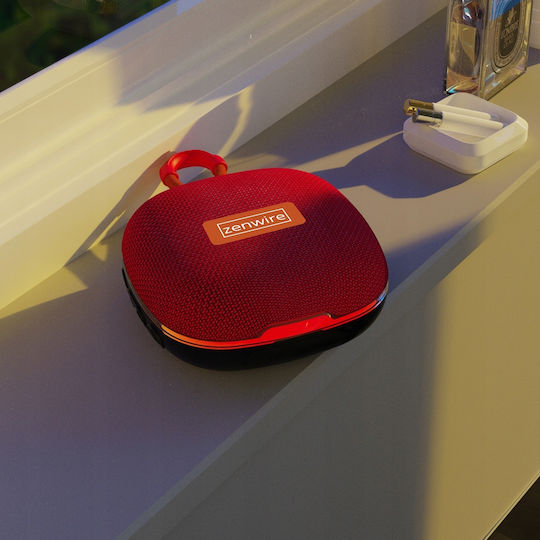 Zenwire Boombox Bluetooth Speaker 13W with Radio Red