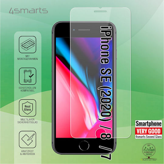 4Smarts Tempered Glass (iPhone SE3, iPhone SE2, iPhone 8, iPhone 7)