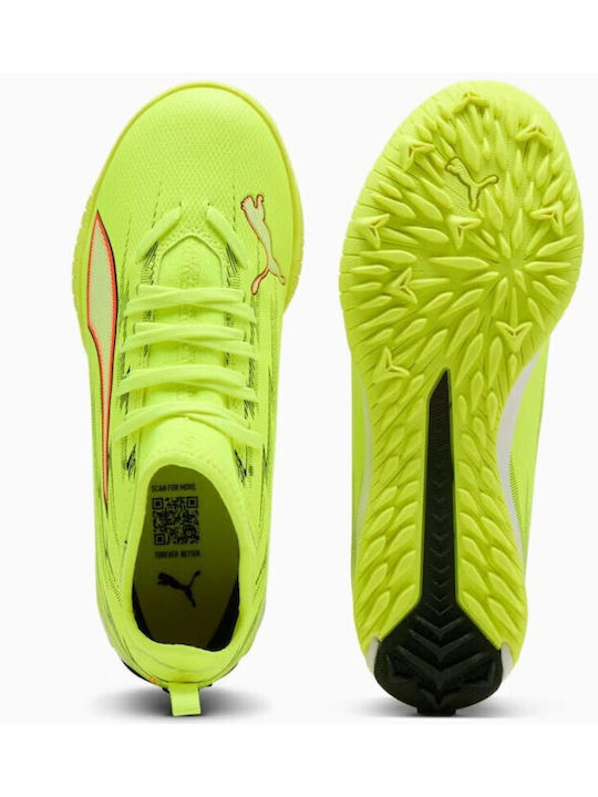 Ultra 5 Match TT Kids Soccer Cleats with Turf Yellow