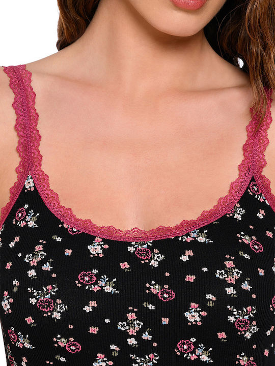 Clio Lingerie Νυχτικό Εγκυμοσύνης Μαύρο