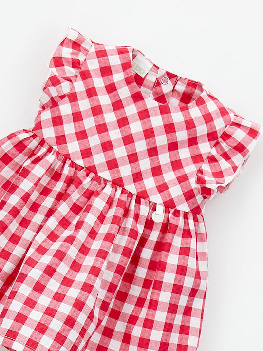 Mädchenkleid Ärmellos Strawberry Pink