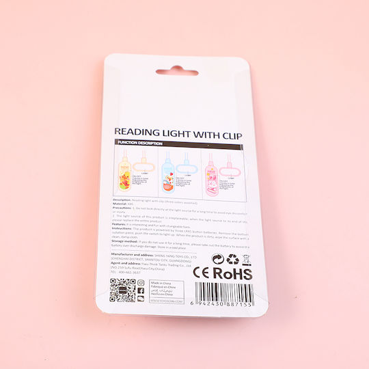 LED Book Light with Clip