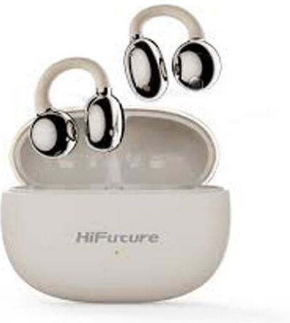HiFuture Open Ear Bluetooth Handsfree Ακουστικά με Αντοχή στον Ιδρώτα Μπεζ