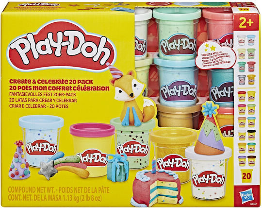 Hasbro Play-Doh Plasticine Create for Ages 3+, 20pcs